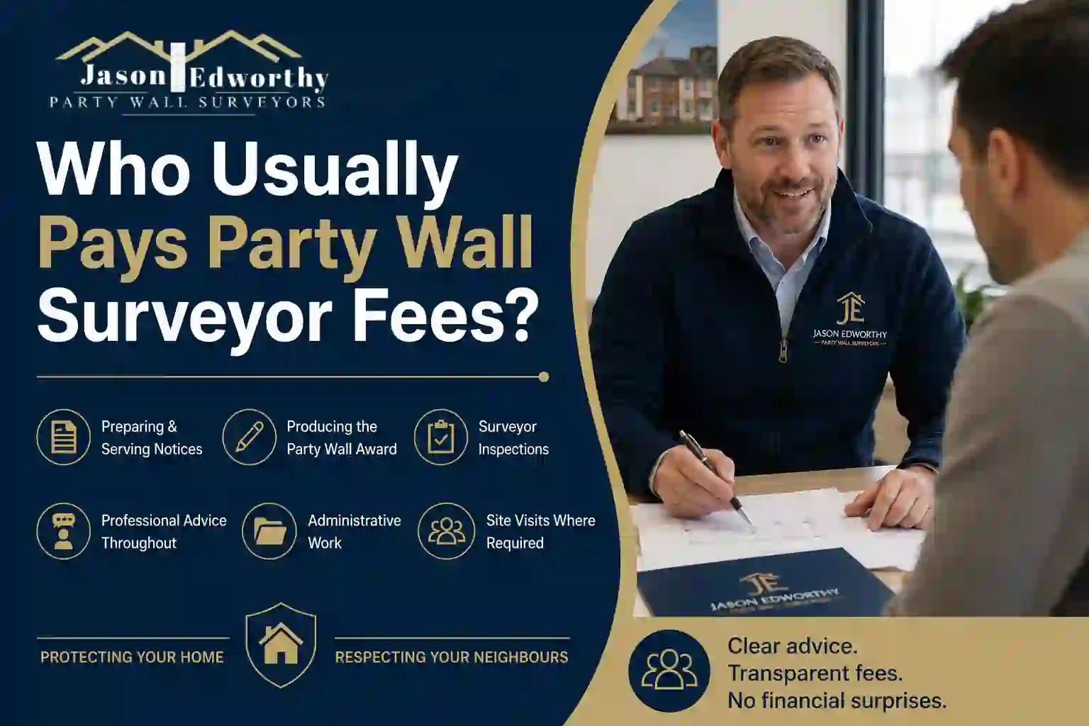 Who Usually Pays Party Wall Surveyor Fees Northwich?